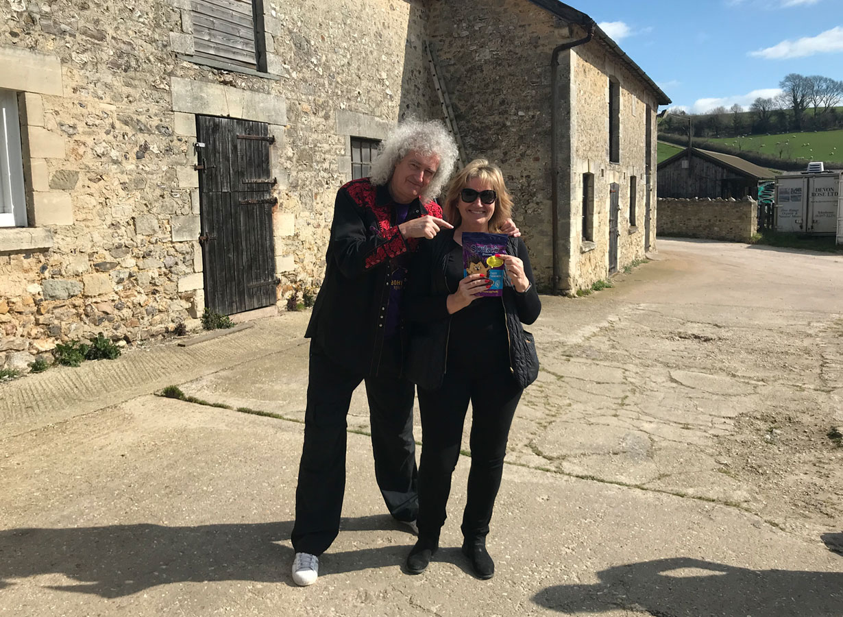 Brian May and Anne Brummer celebrate partnership